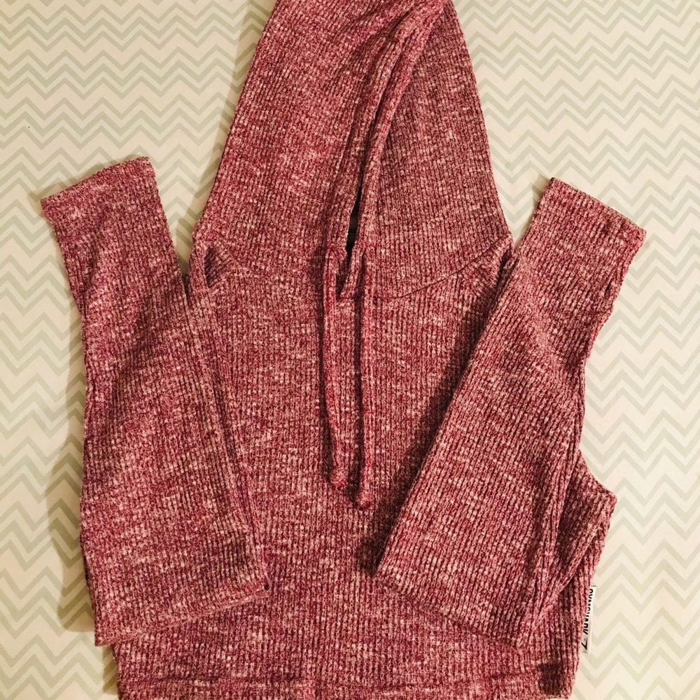Gymshark cropped hoodie.